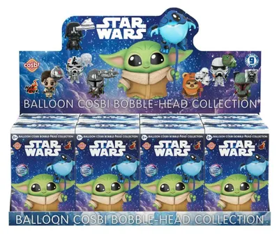 Obrázok produktu pre Star Wars Cosbi minifigúrky v balíčku s prekvapením, 8 cm, na vystavenie (8 ks)