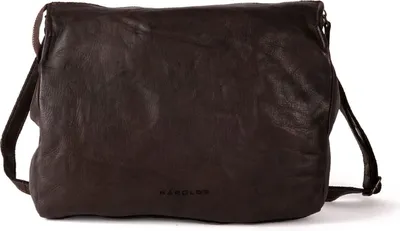 Produktbild von HAROLD'S Leder Umhängetasche Schultertasche Submarine Postbag Brown dunkelbraun