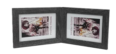 Produktbild von GALERIE-Multirahmen NARVIK 2 für Fotos 15x21 cm. DOPPELT horizontal/horizontal