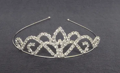 Produktbild von Strass Diadem silber