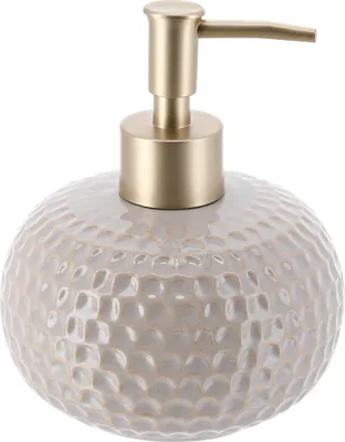 Produktbild von TENDANCE Seifenspender Spülmittelspender Keramik beige