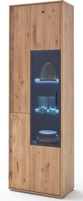 Produktbild von Vitrine Portland | Asteiche Bianco | ohne Beleuchtung