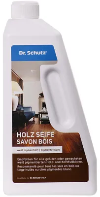 Productafbeelding van Houten Vloer Reiniger Zeep 750ml – Witte Floor Soap voor Geoliede, Gewaxte Hout- en Kurkvloeren – Milde Schoonmaak en Bescherming in Eén Fles