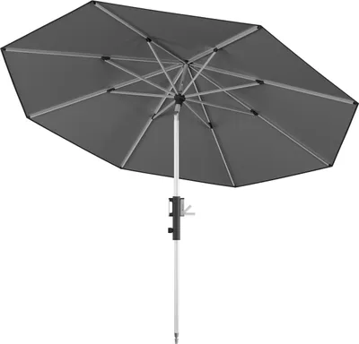 Produktbild von KNIRPS Phoenix 315 cm rund Balkonschirm 4 Farbvarianten Kurbelschirm Sonnenschirm 209 Dark Grey