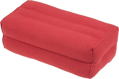 Obrázek produktu pro Meditční polštář s výplní z kapoku, rozměry 35x15x10 cm, pro podporu při cvičení jógy