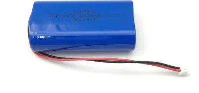 Produktbild von Li-Ion Akku Lithium Ionen Batterie Pack ICR18650 3.7V 4400mAh mit JST-PHR-2 Stecker