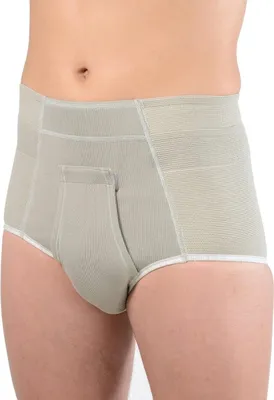 Produktbild von Bruchslip / Kompressionsslip / Bruchhose mit Pelotten und Eingriff Gr. 4 // Hüftumfang/Taille 86 - 90 cm