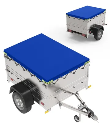 Produktbild von Aufliegerplane – Wasserdicht und reißfest – Blau – 258 x 136 x 10 cm