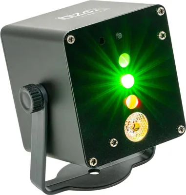 Produktbild von IBIZA TINYLED-LASRGB Akkubetriebener 3W RGB LED & Laser