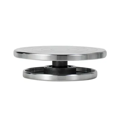 Produktbild von Töpferscheibe 15 cm, doppelseitiger Drehteller, Aluminiumlegierung – ideal für Keramik, Ton und kreative Skulpturenarbeiten