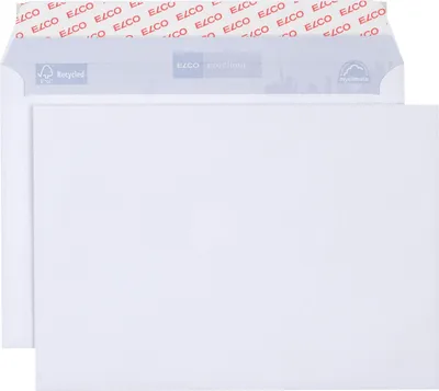 Image de Elco 38886 Enveloppe Proclima - C5, extra-blanc, auto-adhésif, 100 g/qm, boîte de 500 pièces