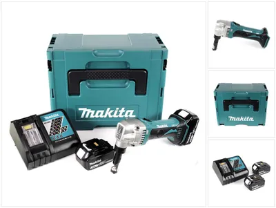 Productafbeelding van Makita DJN 161 RFJ 18V accu knabbelschaar + 2x 3.0Ah accu + snellader + Makpac