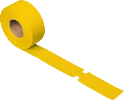 Produktbild von Schlaufenetiketten 381 x 69 mm - 1000 Stück in gelb