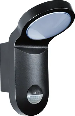 Produktbild von ESYLUX AOL 100 LED 5K, Wandbeleuchtung für den Außenbereich, Schwarz, Aluminium, Kunststoff, IP55, Fassade, II