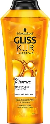 Zdjęcie produktu dla Gliss-Kur - Szampon - Oil Nutritive - Szampon odżywczy - Do włosów grubych i szorstkich - 400 ml - 1 szt