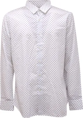 Productafbeelding van 9799AQ herenoverhemd MATTEUCCI SLIM, wit/blauw
