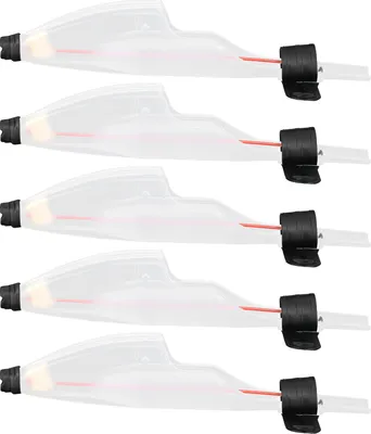 Produktbild von 5 Stück Kunststoff-Teleskop-Angelruten-Spitzenkappen, Typ 2#, Schutz für Meeresangeln, ideale Angler-Zubehörteile für Ihre Ruten