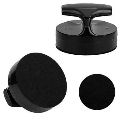 Blockdruck Baren mit ergonomischem Griff, 9,4 cm, schwarz