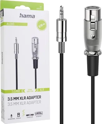 Immagine prodotto di Adattatore audio da XLR femmina a jack da 3,5 mm stereo