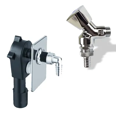 Produktbild von Anschluss-Set Unterputz Siphon DN50/40 und 1/2 Geräteventil Waschmaschine