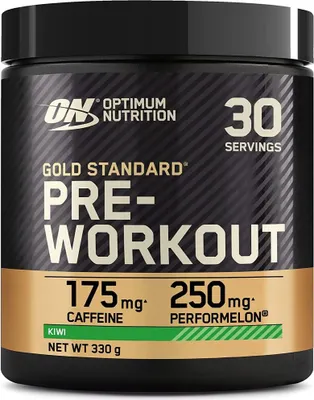 Produktbild von Optimum Nutrition Gold Standard, Pulver, Kiwi, 1 Stück(e), 330 g, Vitamin B1, Vitamin B12, Vitamin B3 (niacin), Vitamin B5 (pantothenic acid), Vitamin B9 (Folsäure), 11 g