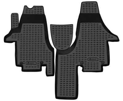 Image de ELEMENT Tapis de sol en caoutchouc compatibles avec Volkswagen Multivan 2004