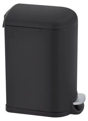 Produktbild von SCHÖNER WOHNEN-Kollektion Treteimer Mod. LARA 10L Abfallsammler mit Easy-Close Mechanik für leises Schließen Küchenabfalleimer aus Metall und Kunststoff 31x39x18 cm Schwarz