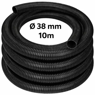 Immagine prodotto di Sillar Tubo flessibile per aspirapolvere da 10 m per aspirapolvere domestici e industriali – Ø interno 38 mm