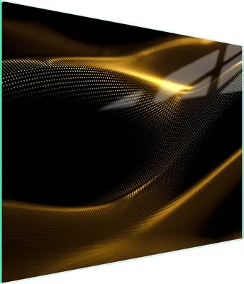 Image de Planche à découper en verre 52x30 or