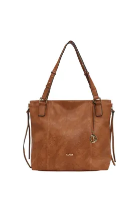 Produktbild von L.CREDI Schultertasche Jana Shopper Cognac hellbraun