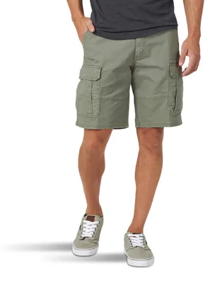 Obrázek produktu pro Pánské cargo kalhoty Wrangler Authentics, klasický střih, elastický materiál, barva: olivová, velikost: 54