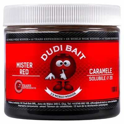 Obrázok produktu pre Dudi Bait Mister Red Super Hot Flooded Hook Balls 20mm 100g