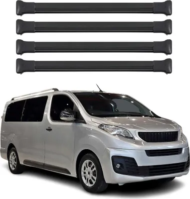 Immagine prodotto di Dachträger Grundtäger für Peugeot Expert / Traveller 2016-2025 Alu Schwarz 4 tlg