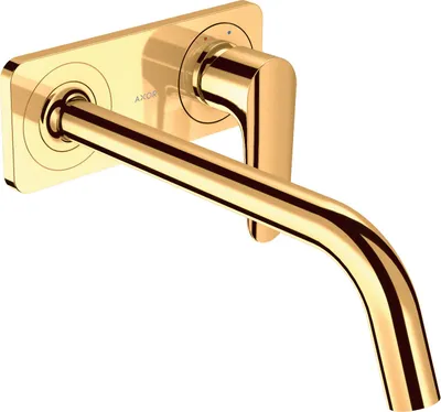Produktbild von hansgrohe AXOR Citterio M Einhebel Waschtischmischer Unterputzmodell mit Platte und langem Auslauf Wandmontage, 34115990