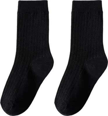 Produktbild von Damen-Wadensocken, hochelastisch, atmungsaktiv, schweißabsorbierende Strümpfe, weiche, einfarbige Bootie-Socken, dicke, warme Socken für Herbst und Winter