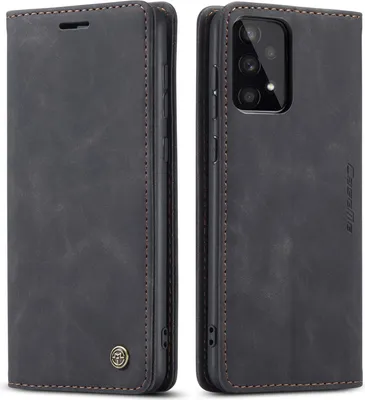 Image de Galaxy A33 5G Case, RetroPolyuréthaneLeather Case with Stand Function for Samsung Galaxy A33 5G black