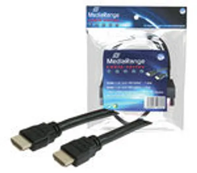 Zdjęcie produktu dla MediaRange MRCS105, 1,8 m, HDMI Typu A (Standard), HDMI Typu A (Standard), Czarny