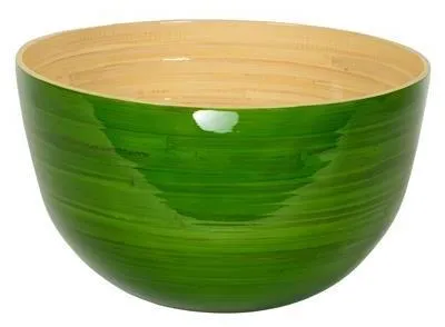 Produktbild von Bambus-Schüssel 30x18cm, grasgrün