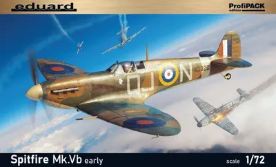 Produktbild von Eduard Plastic Kits 70205 - 1:72 Spitfire Mk.Vb early - Neu