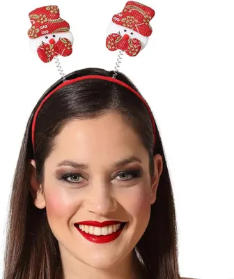Produktbild von Atosa Weihnachtsdiadem Rot  Rot One Size