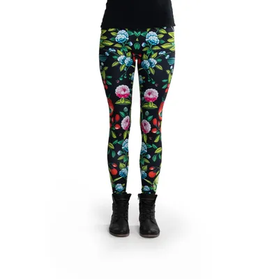 Produktbild von cosey - Blumen-Leggings (Einheitsgröße) - Design Kamelie
