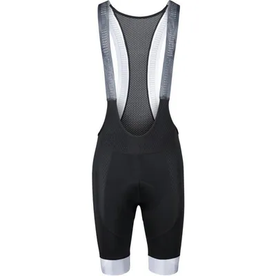 Produktbild von Force Stripe Shorts – Herren elastisch Latzhose mit Sitzpolster schwarz-weiß größe S 9002812-S