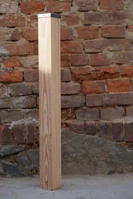 Produktbild von Zaunpfosten 9x9x130cm Form MIT Abdeckung