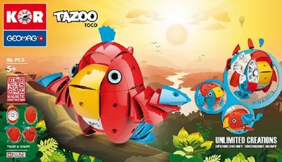 Image de GEOMAG Tazoo TOCO, 86 pièces
