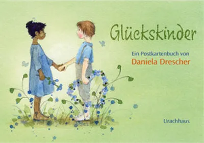 Produktbild von Postkartenbuch 'Glückskinder'