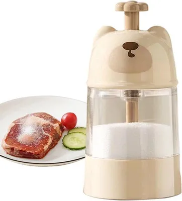 Zdjęcie produktu dla Solniczka, pojemnik na przyprawy, porcja 0,2 g, pojemnik na przyprawy do kuchni, cukier, pieprz, do kuchni, grilla, pikniku, podróży