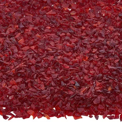 Gebrochenes Glas rot 400 g 3–20 mm für Kunstharz & Deko