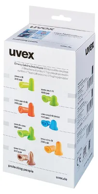 Produktbild von uvex Gehörschutz-Nachfüllbox "one2click", Farbe: lime