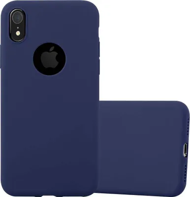 Obrázek produktu pro Cadorabo pouzdro pro Apple iPhone XR Protective Case in Blue Kryt na mobilní telefon TPU Silikonový obal kryt