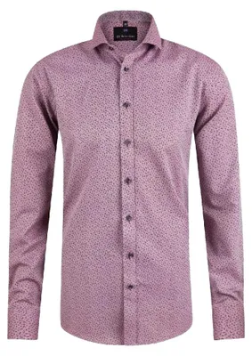 Image de Di Selentino - Chemise « Cordoba » pour homme, coupe étroite NA685 (99 cm) (rouge/violet)